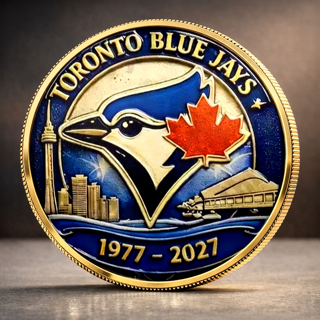 Toronto Blue Jays 50th Anniversary Commemorative Coin – MAITM15229