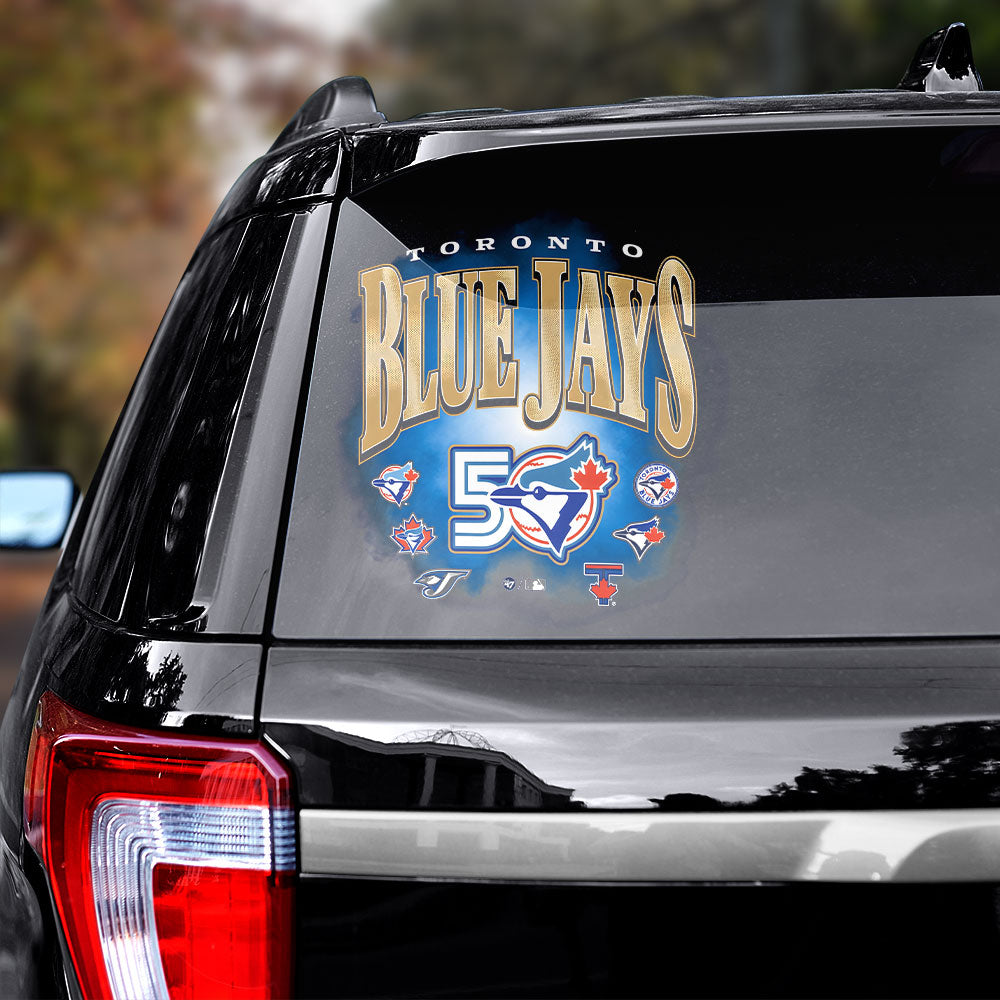 Toronto Blue Jays 50th Anniversary 3D Car Sticker – TANTN21971