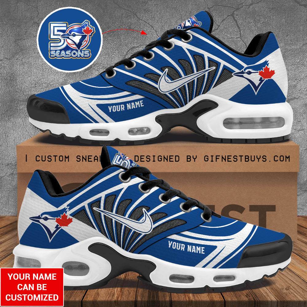 Personalized Toronto Blue Jays 50th Anniversary Air Max Shoes – TANTN20528