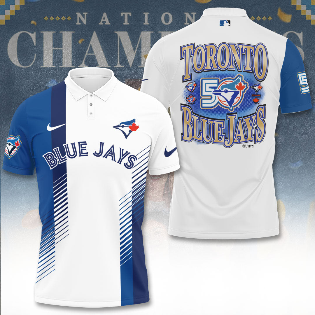 Toronto Blue Jays 50th Anniversary 3D Apparel – TANTN22078