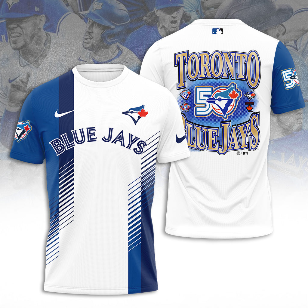 Toronto Blue Jays 50th Anniversary 3D Apparel – TANTN22078