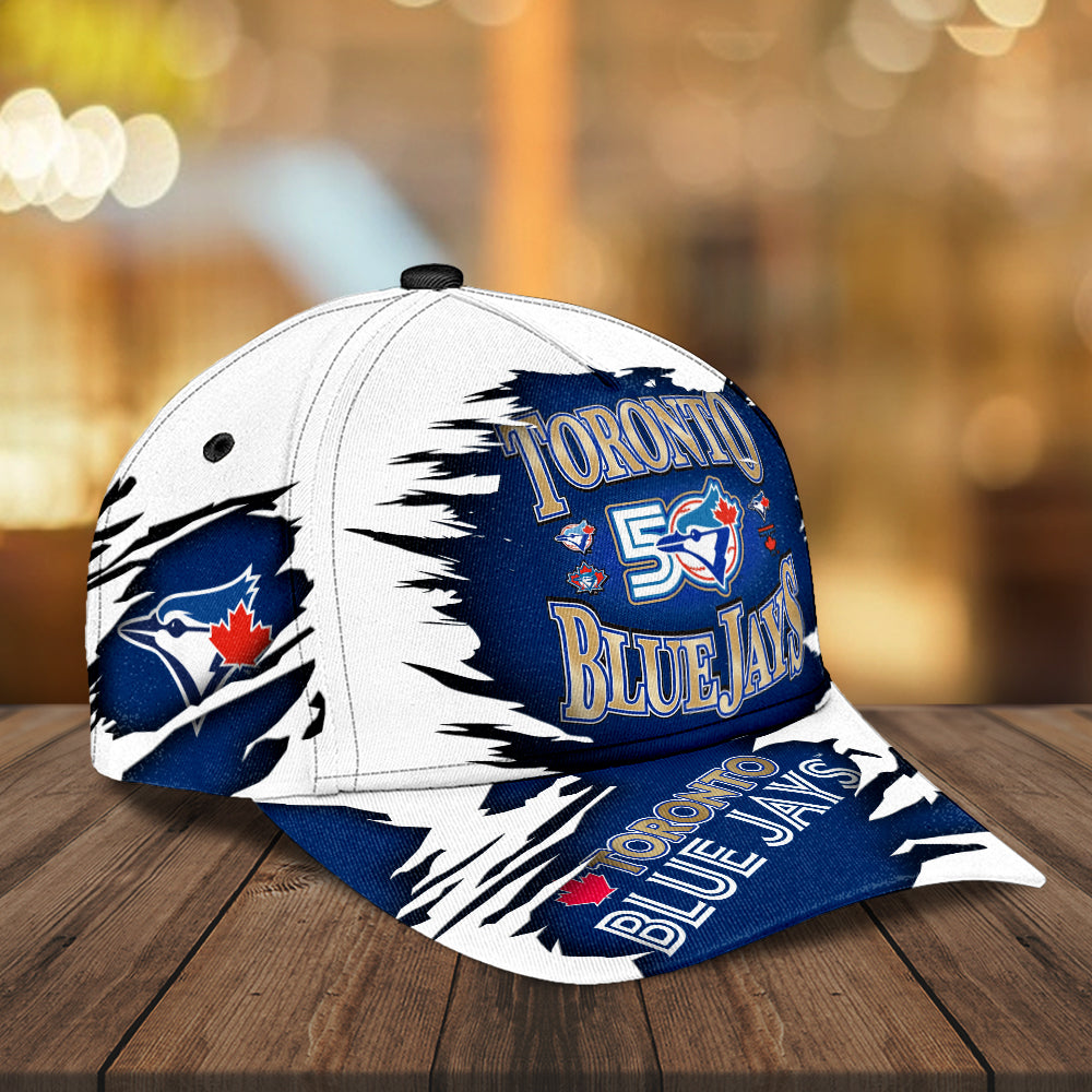 Toronto Blue Jays 50th Anniversary Classic Cap – GNE7523