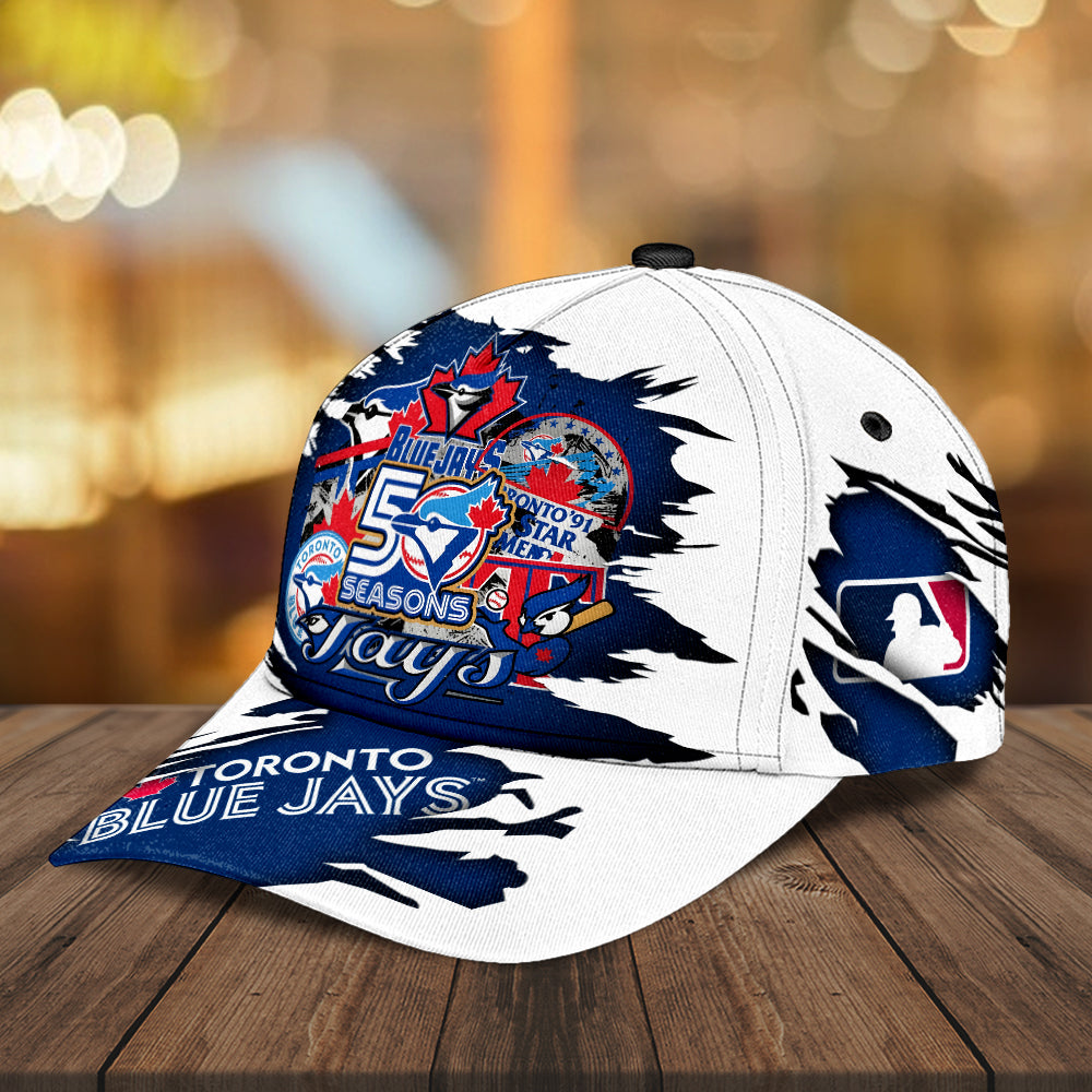 Toronto Blue Jays 50th Anniversary Classic Cap – GNE7525