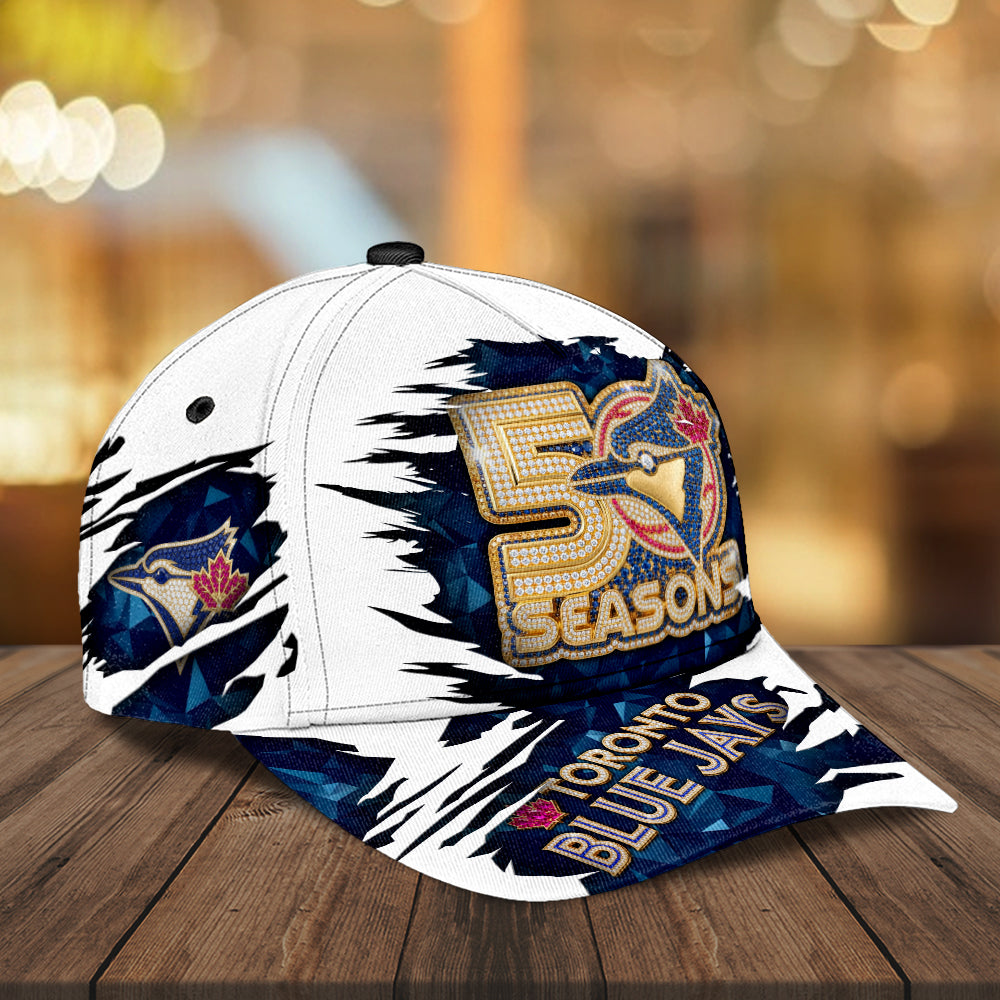 Toronto Blue Jays 50th Anniversary Classic Cap – GNE7526