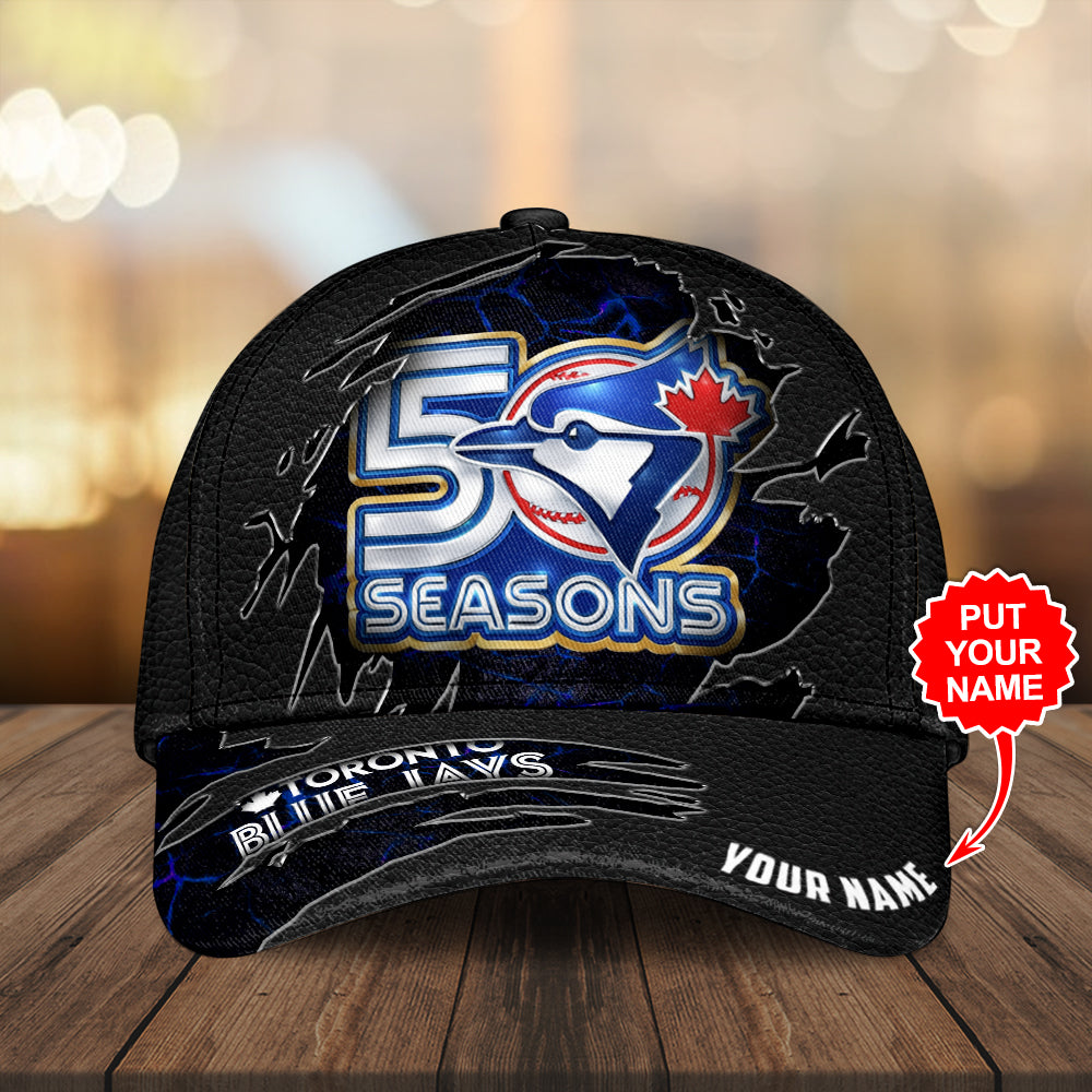 Personalized Toronto Blue Jays 50th Anniversary Classic Cap – TANTN21985