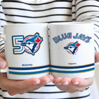 Toronto Blue Jays 50th Anniversary Ceramic Mug – TANTN21945