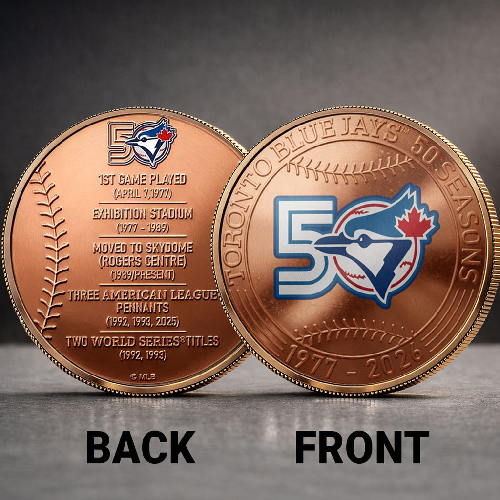 Toronto Blue Jays 50th Anniversary Commemorative Coin – TANTN22458