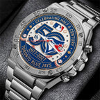 Toronto Blue Jays 50th Anniversary Gentleman Stainless Steel Watch – MAITM15270