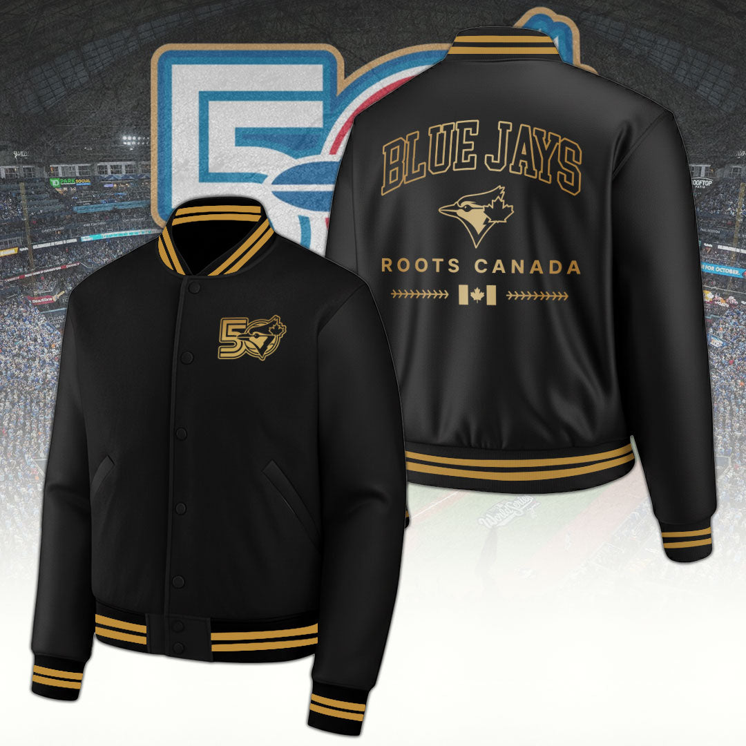 Toronto Blue Jays 50th Anniversary Varsity Jacket – TANTN21944