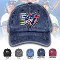 Toronto Blue Jays 50th Anniversary Wash Denim Cap – TANTN23617