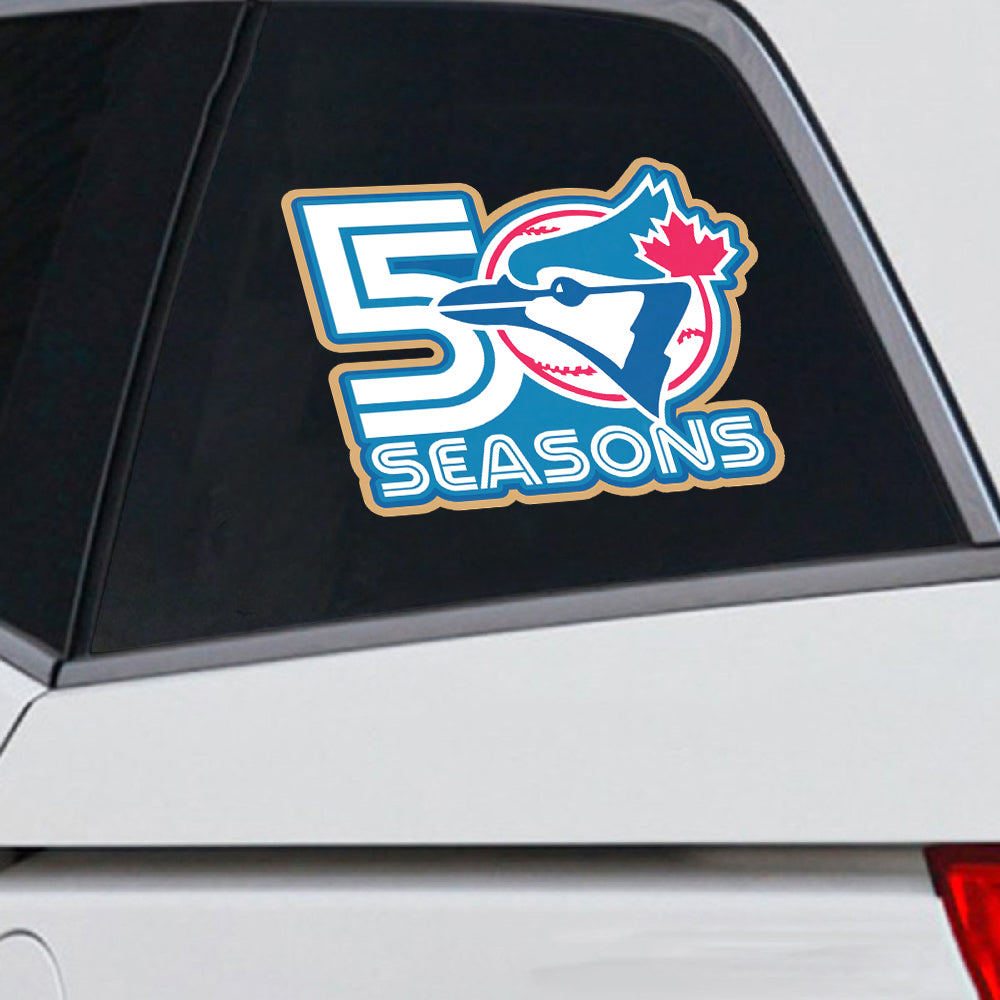 Toronto Blue Jays 50th Season 3D Car Sticker – TMTHU4761