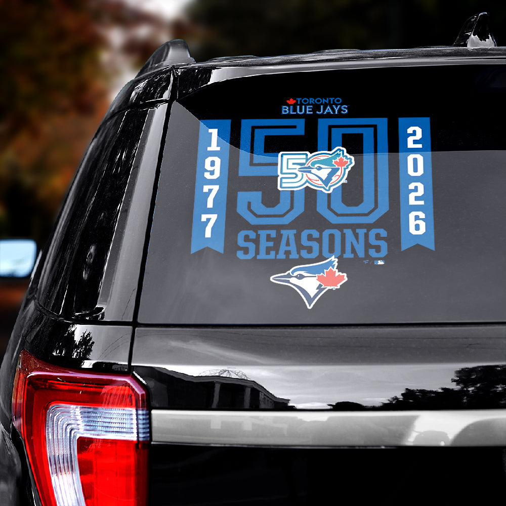 Toronto Blue Jays 50th Season 3D Car Sticker – TMTHU4762