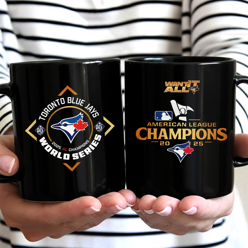 Toronto Blue Jays 2025 American League Champions Ceramic Mug – TANTN18509