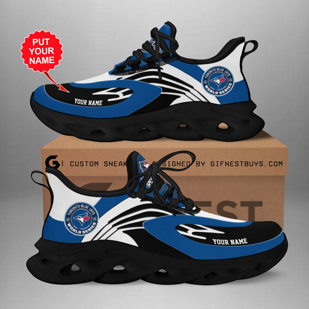 Personalized Toronto Blue Jays WinCraft 2025 American League Champions Max Soul Sneaker – TANTN18801