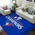 Toronto Blue Jays 2025 American League Champions Rectangular Rug – TANTN17649