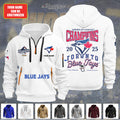 Personalized Toronto Blue Jays World Series 2025 2D Quarter Zip Hoodie – TANTN18631