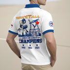 Toronto Blue Jays 2025 American League Champions Zip Polo Shirt – GNENEW760