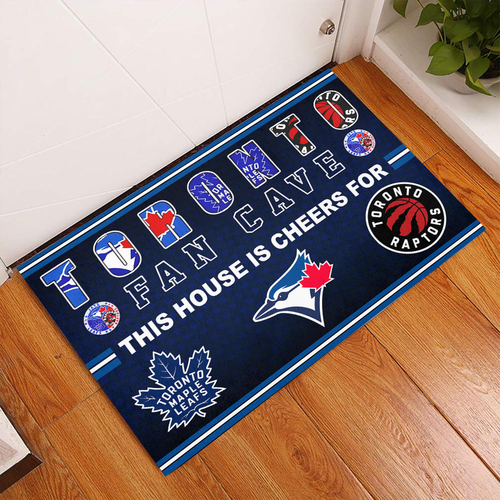 Toronto Blue Jays x Toronto Maple Leafs x Toronto Raptors Doormat – TMTHU2207