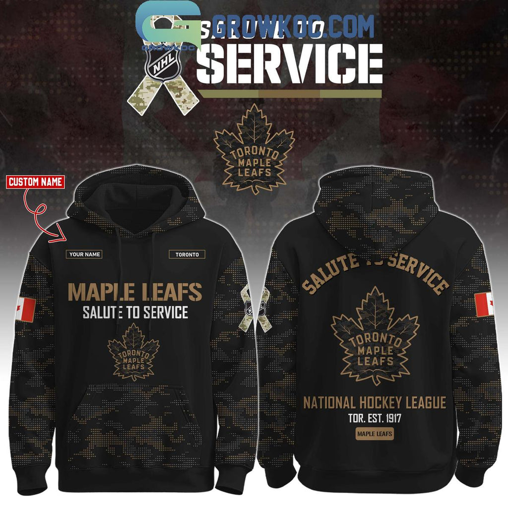 Toronto Maple Leafs Salute To Service Veterans Day Hoodie Shirt