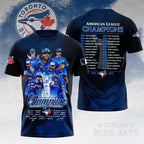 Toronto Blue Jays 2025 American League Champions 3D Apparel – HOATT14479