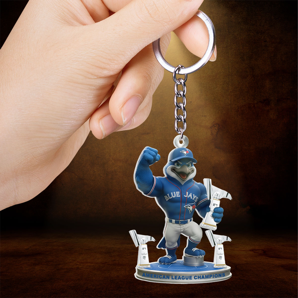 Toronto Blue Jays Custom Shape 2-sided Keychain – TMTHU2260