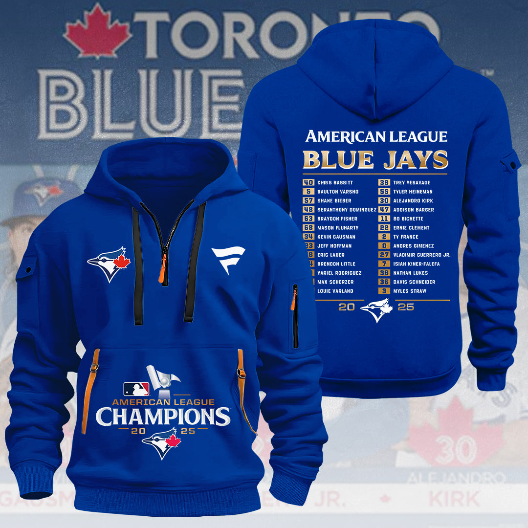 Toronto Blue Jays 2D Quarter Zip Hoodie – TMTHU2127