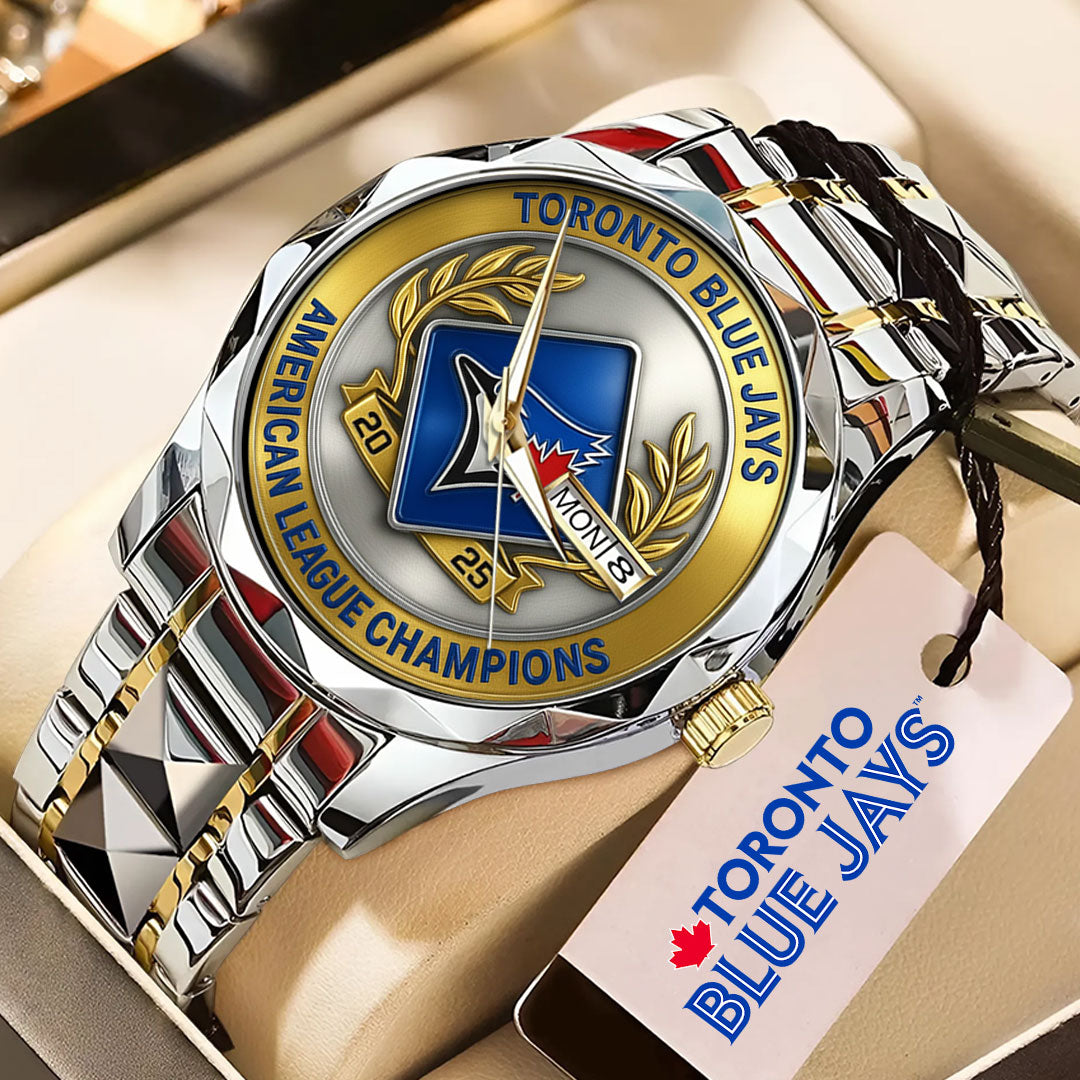 Toronto Blue Jays Alloy Luxury Quartz Watch – TMTHU2195