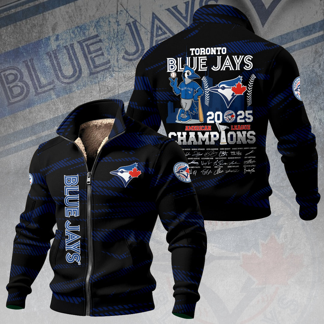 Toronto Blue Jays Thick Knit Fleece Jacket – TMTHU2450
