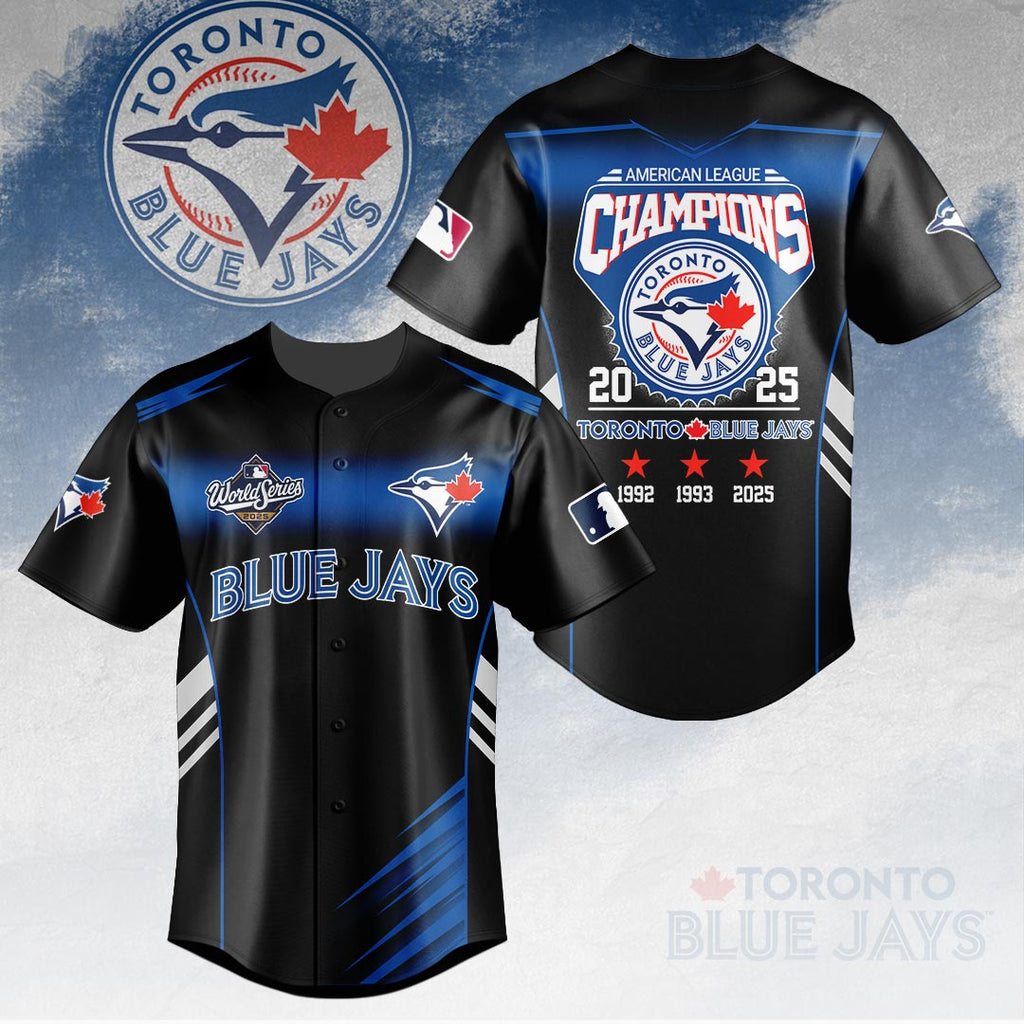 Toronto Blue Jays 2025 American League Champions Baseball Jersey – HOATT14814