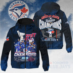 Toronto Blue Jays 2025 American League Champions 3D Windbreaker Jacket – HOATT14671