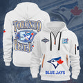 Toronto Blue Jays 50th Anniversary 2D Quarter Zip Hoodie – TANTN22073