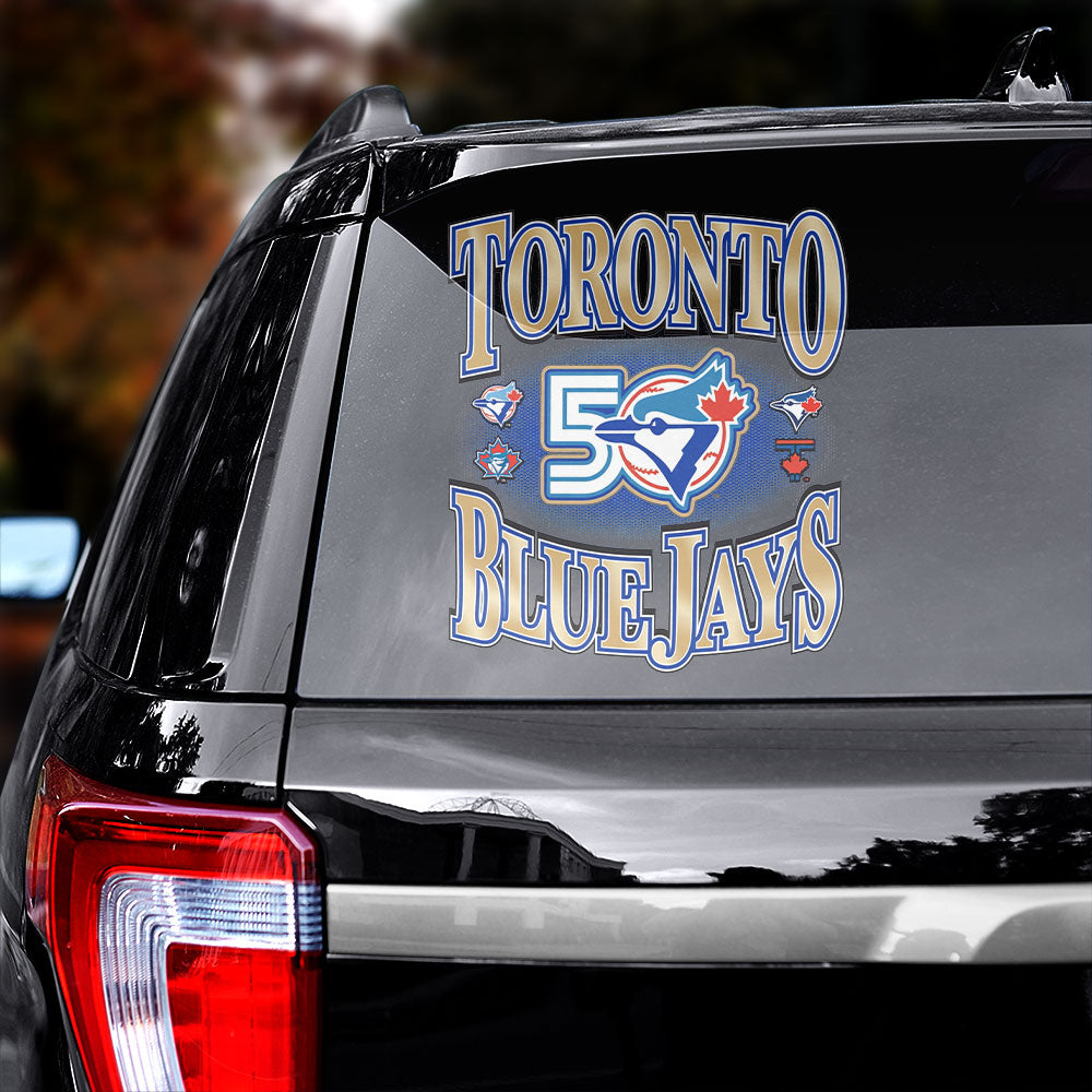 Toronto Blue Jays 50th Anniversary 3D Car Sticker – TANTN21965