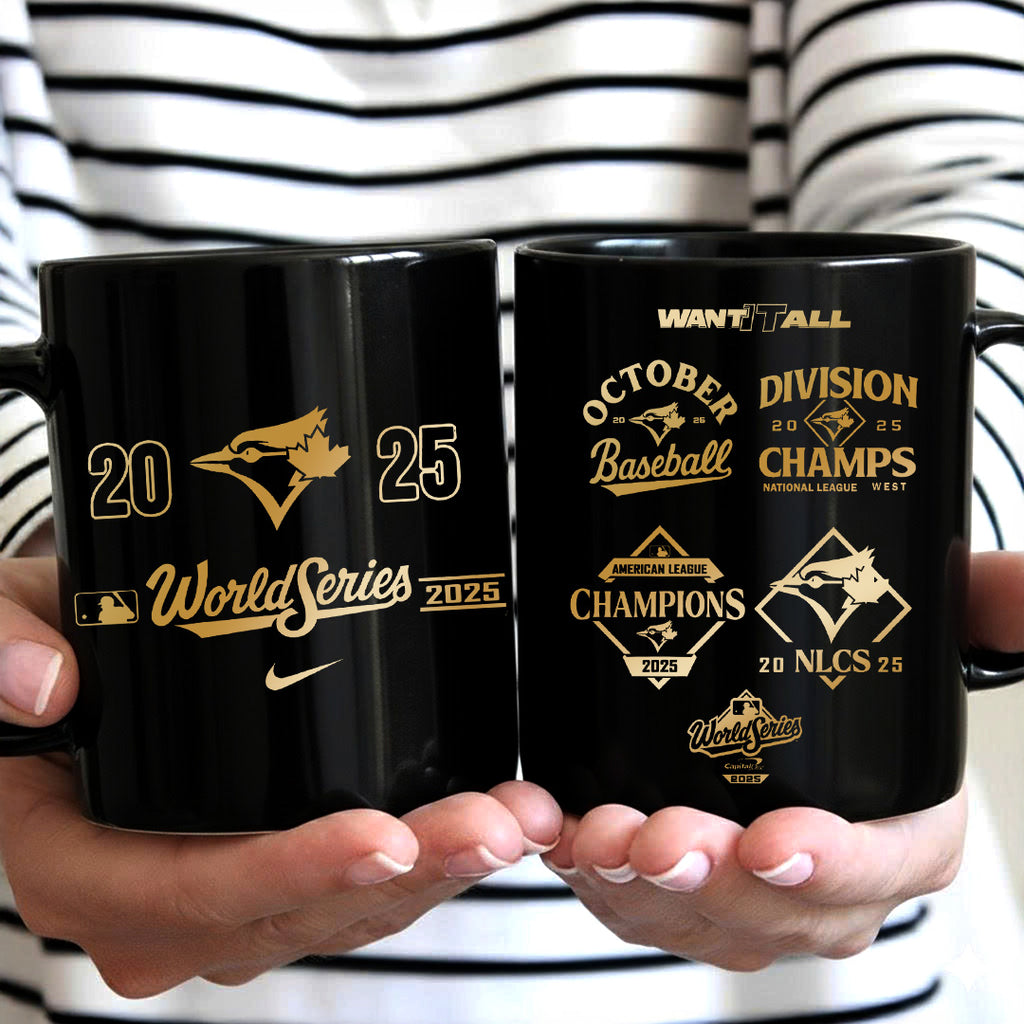 Toronto Blue Jays 2025 American League Champions Ceramic Mug – TANTN18510