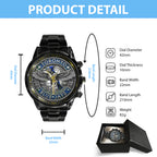 Toronto Blue Jays World Series 2025 Black Stainless Steel Watch – TANTN18634