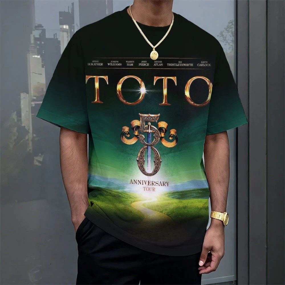Toto Band 50th Anniversary Tour 3D Apparel – MAITM15433