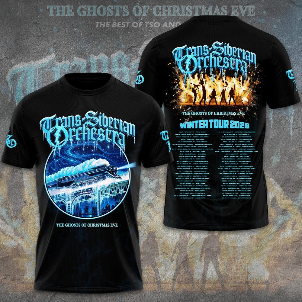 Trans-Siberian Orchestra 30th Anniversary Tour 2026 3D Apparel – GNE8933