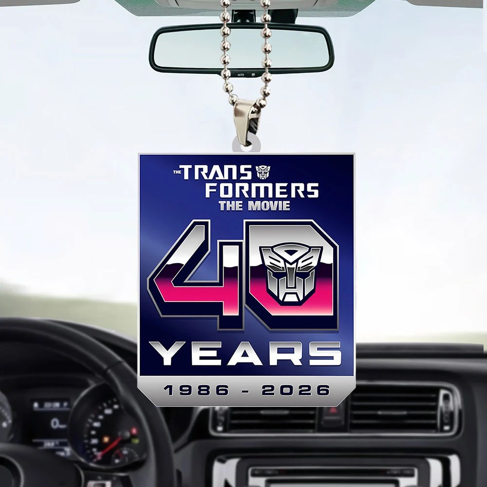 The Transformers: The Movie 40th Anniversary Custom shape 2-sided Acrylic Car Ornament – TANTN25670