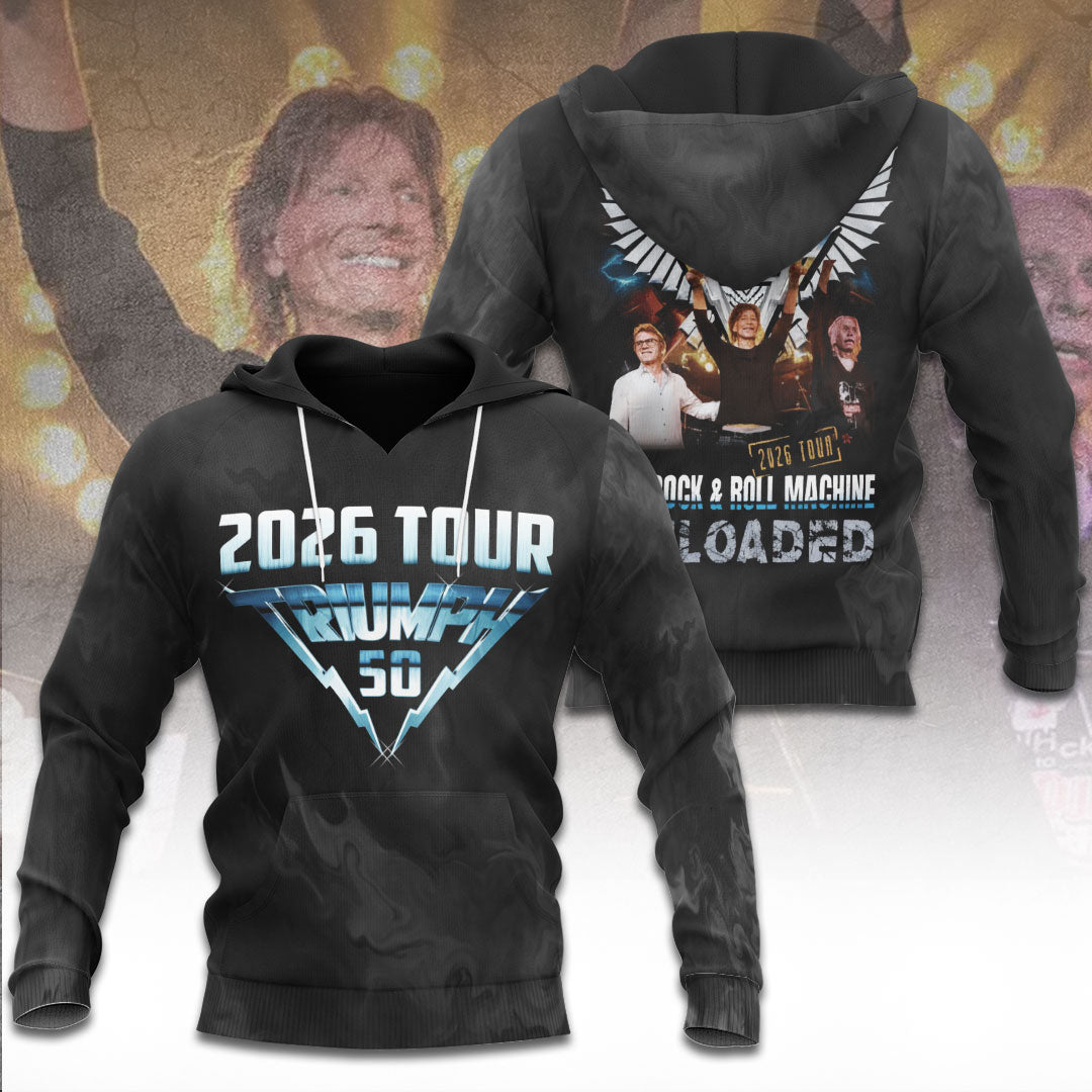 Triumph Band Tour 2026 3D Apparel – TANTN21634