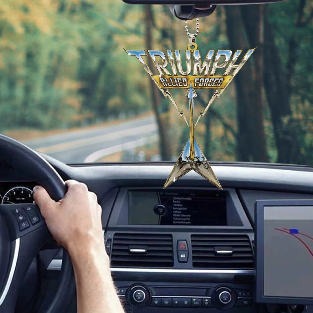Triumph Band Custom shape 2-sided Acrylic Car Ornament – TANTN25402