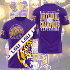 LSU Tigers Baseball 2025 National Champions 3D Apparel – GNE 3851