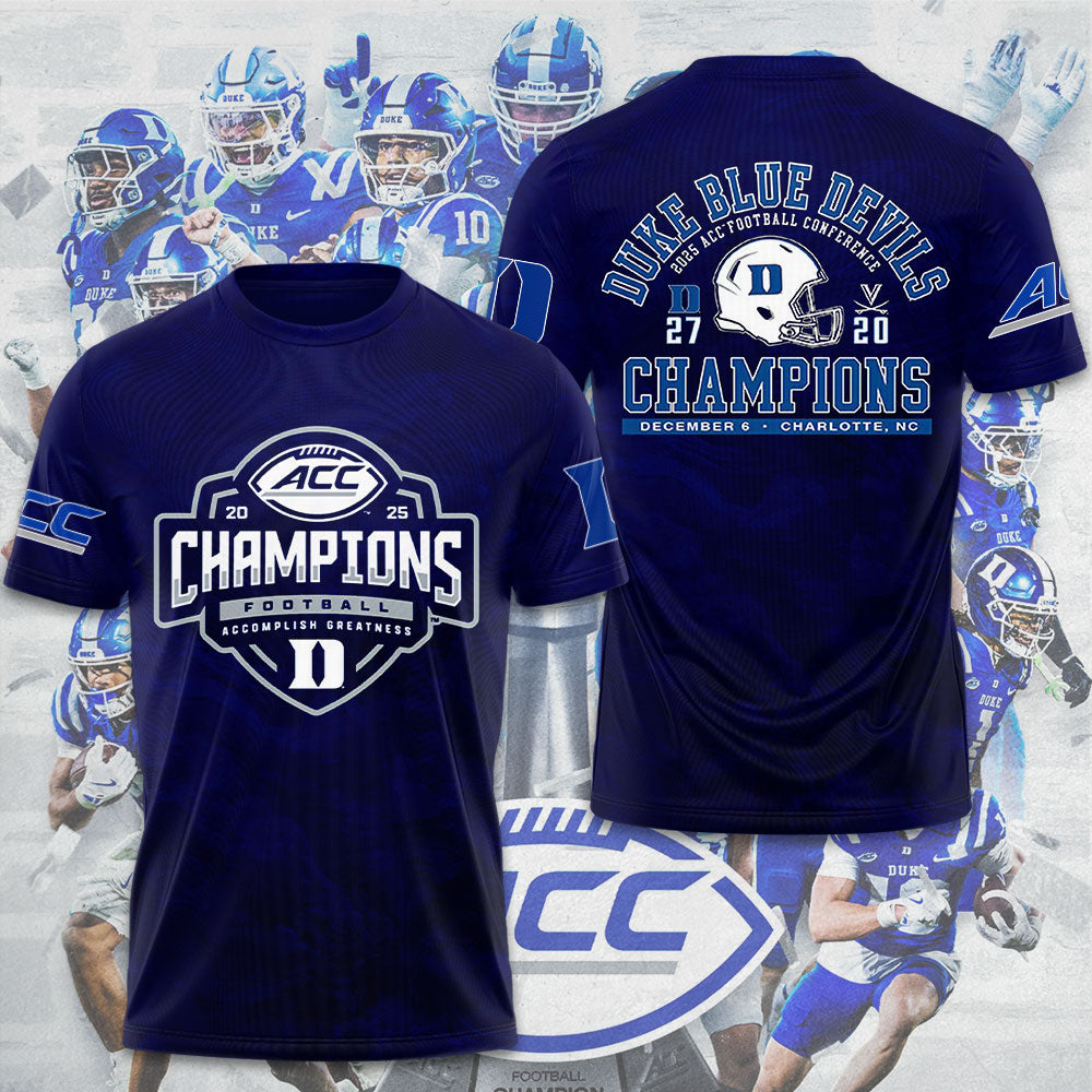 Duke Blue Devils Football 3D Apparel – GNE4749