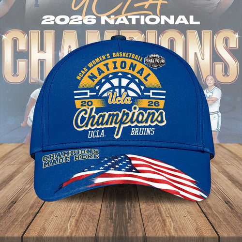 UCLA Bruins 2026 Women's Basketball National Champions Classic Cap – HOATT17187