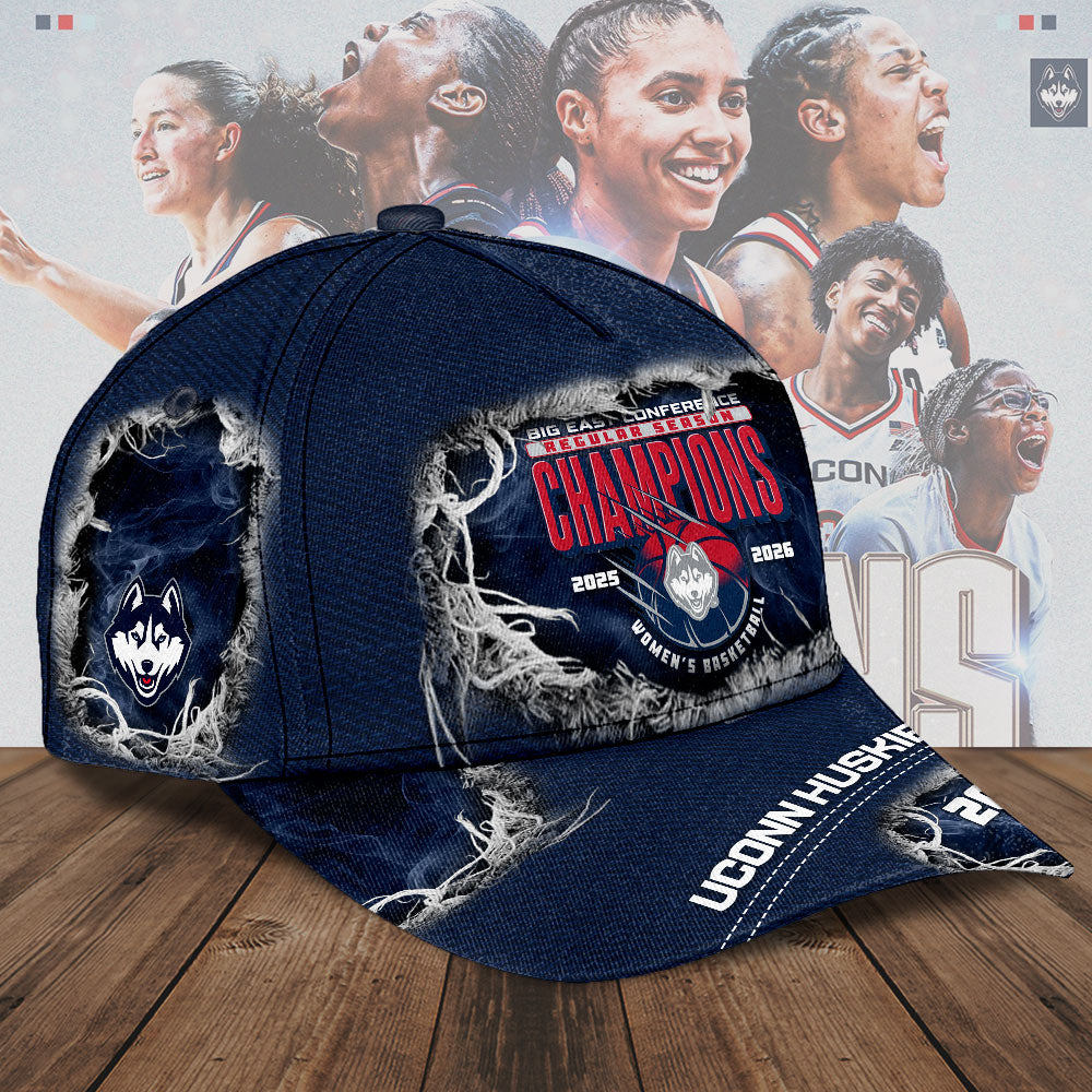 UConn Huskies Women's Basketball 2026 Big East Champions Classic Cap – TMTHU4332