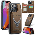 Personalized US Air Force Leather Wallet Phone Case – MAITM12909