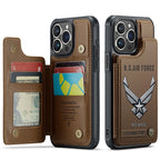 Personalized US Air Force Leather Wallet Phone Case – MAITM12909