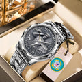 US Coast Guard 2025 Anniversary Alloy Luxury Quartz Watch – MAITM12902