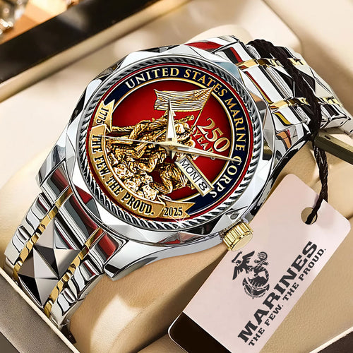 US Marine Corps 250 Years Alloy Luxury Quartz Watch – HOATT12568