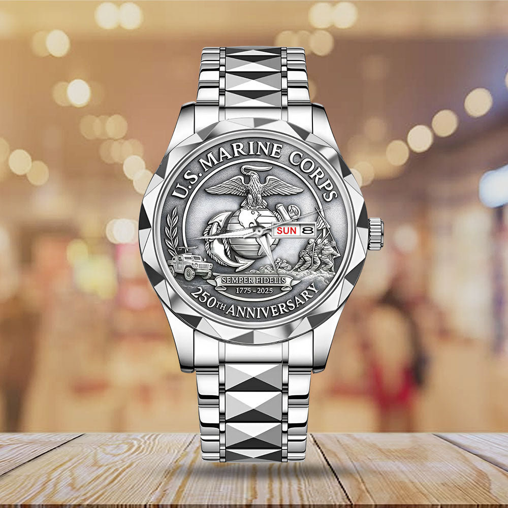 US Marine Corps Alloy Luxury Quartz Watch – MAITM 121187