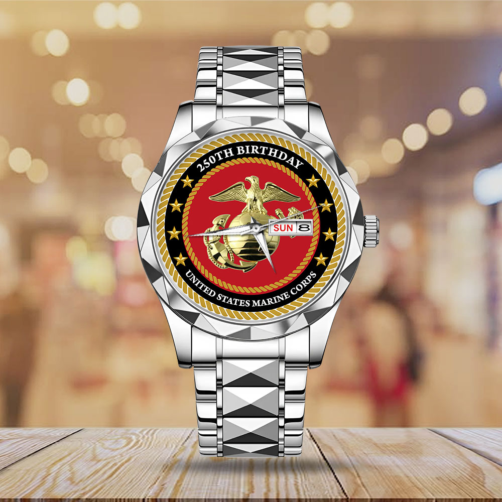 US Marine Corps Alloy Luxury Quartz Watch – MAITM 12188