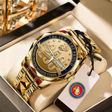 US Marine Corps Alloy Luxury Quartz Watch – MAITM 12146